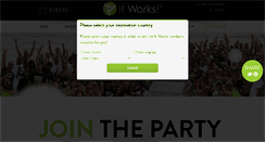 Desktop Screenshot of itworks.com