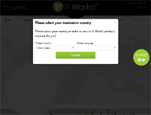 Tablet Screenshot of itworks.com